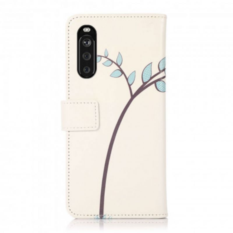 Housse Pour Sony Xperia 10 III Couple De Hiboux Sur L'arbre