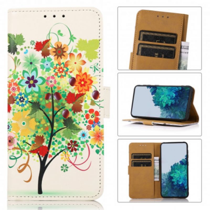 Housse Pour Sony Xperia 5 III Arbre Fleuri