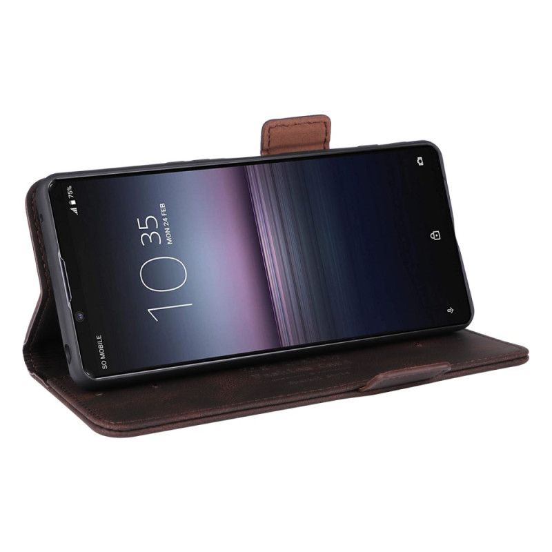 Housse Sony Xperia 1 VI Style Cuir Rétro