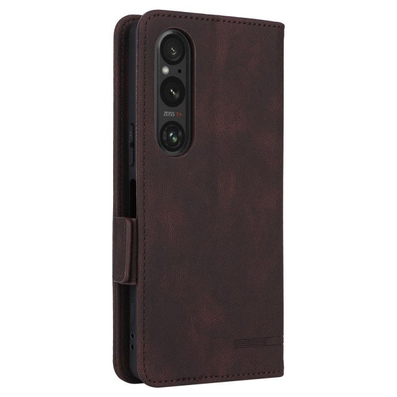 Housse Sony Xperia 1 VI Style Cuir Rétro