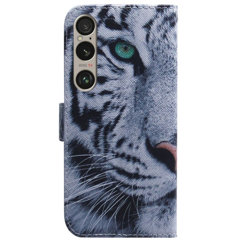 Housse Sony Xperia 1 VI Tigre Blanc