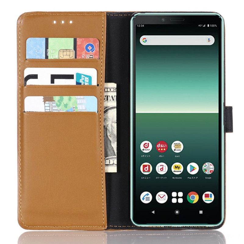 Housse Sony Xperia 10 Ii Simili Cuir Rétro