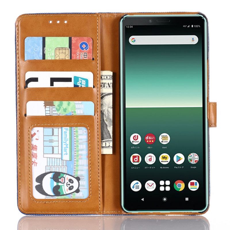 Housse Sony Xperia 10 Ii Tissu Oxford