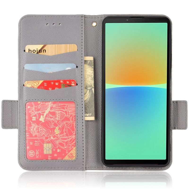 Housse Sony Xperia 10 IV Finesse Double Fermoir