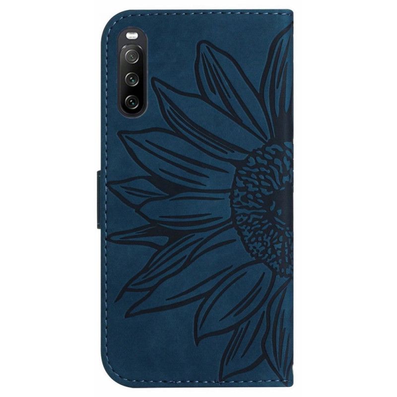 Housse Sony Xperia 10 VI Tournesol Bandoulière