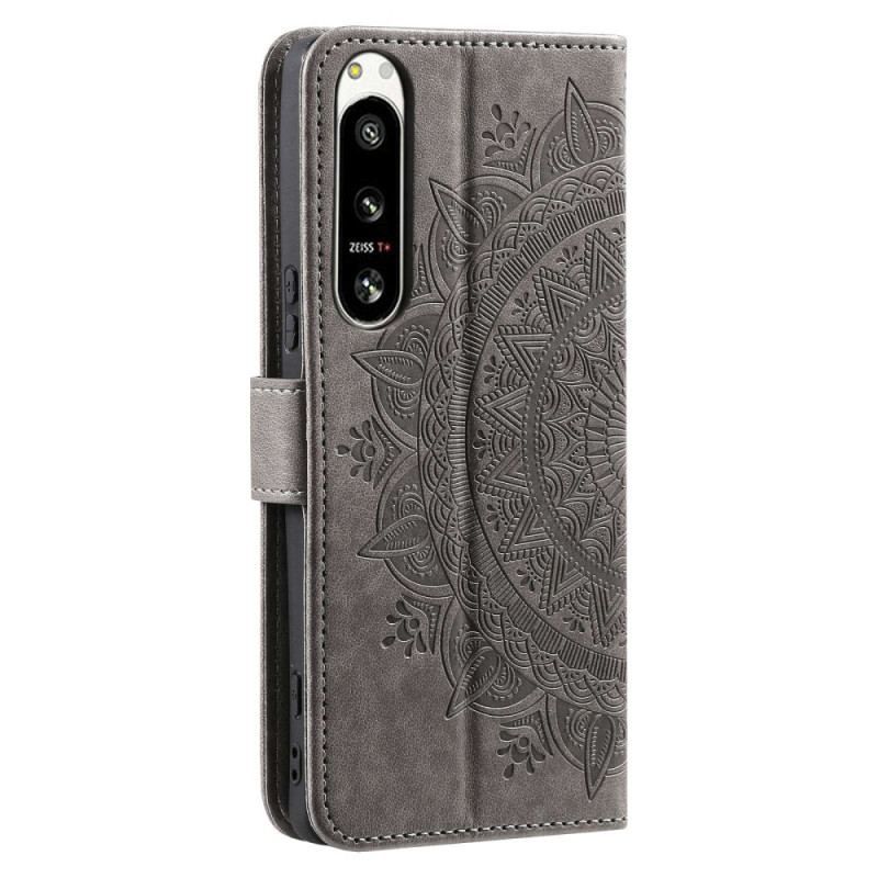 Housse Sony Xperia 5 IV Mandala Soleil à Lanière