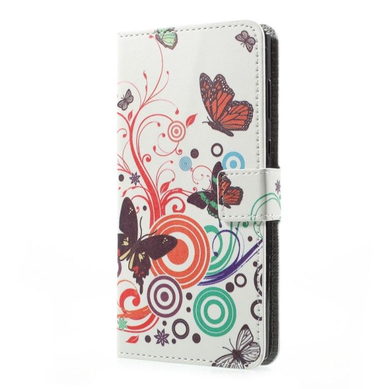 Housse Sony Xperia L1 Papillons Et Fleurs