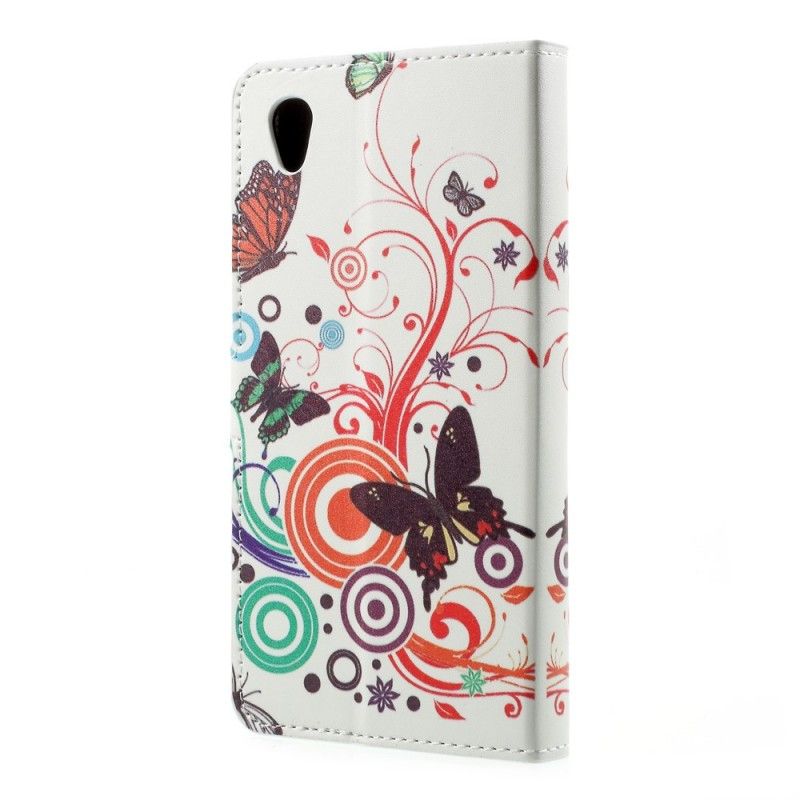 Housse Sony Xperia L1 Papillons Et Fleurs