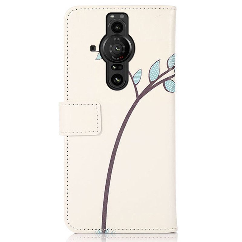 Housse Sony Xperia Pro-I Couple De Hiboux Sur L'arbre