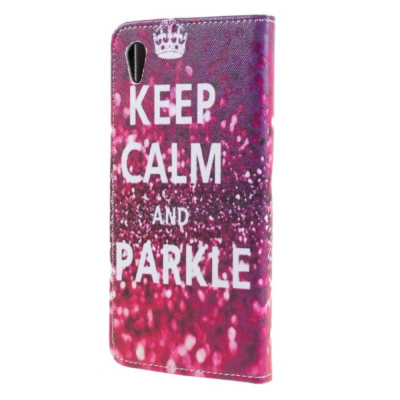 Housse Sony Xperia Xa1 Ultra Keep Calm And Sparkle