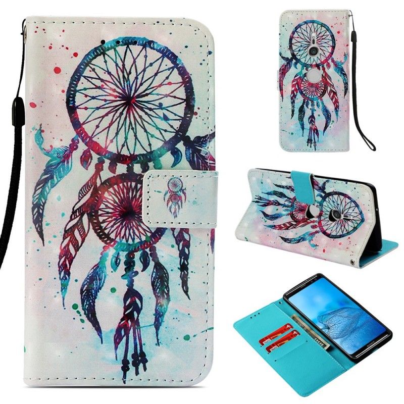 Housse Sony Xperia Xz3 Attrape Rêves Aquarelle