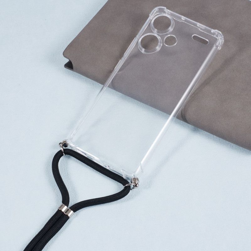 Coque à Cordon Xiaomi Redmi Note 13 Pro Plus 5G Transparente