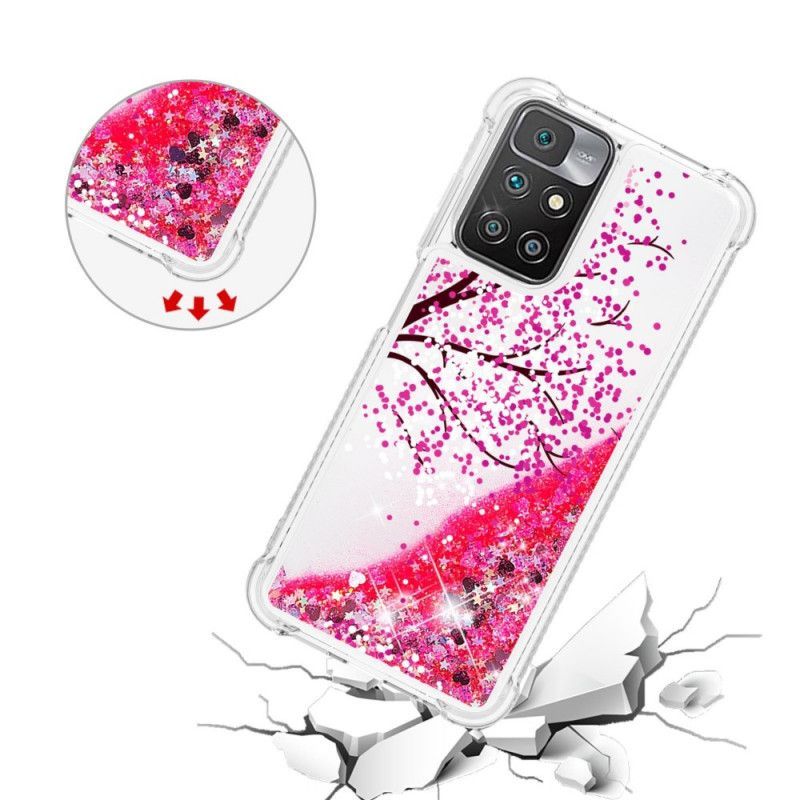 Coque Pour Xiaomi Redmi 10 Arbre Paillettes