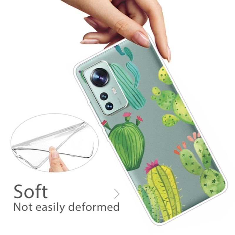 Coque  Xiaomi 12 / 12X  Cactus Aquarelle