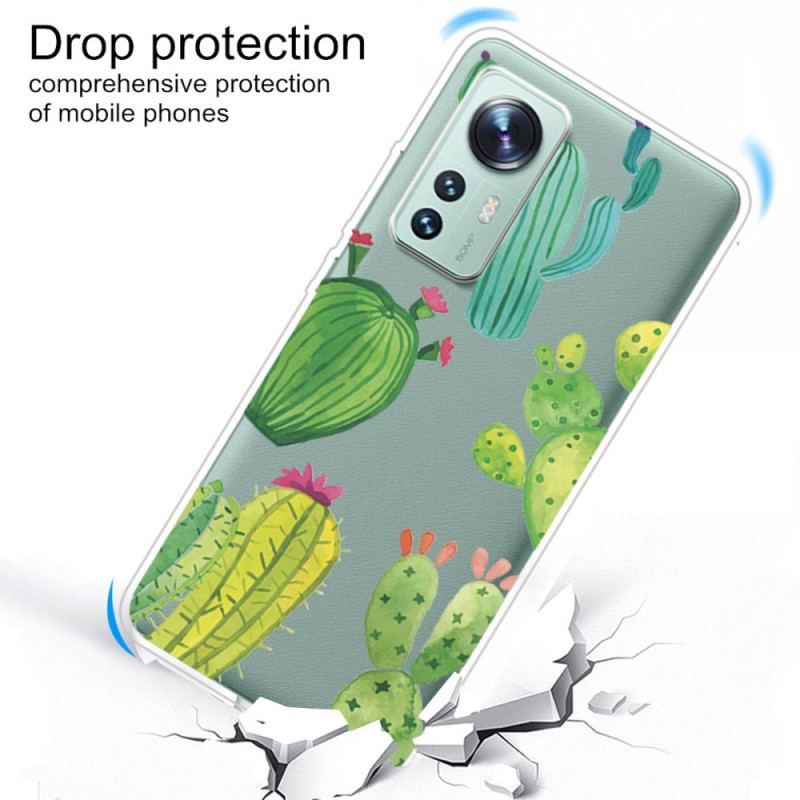 Coque  Xiaomi 12 / 12X  Cactus Aquarelle