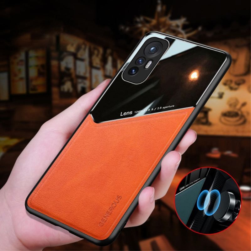 Coque  Xiaomi 12 / 12X  Effet Cuir Magnétique