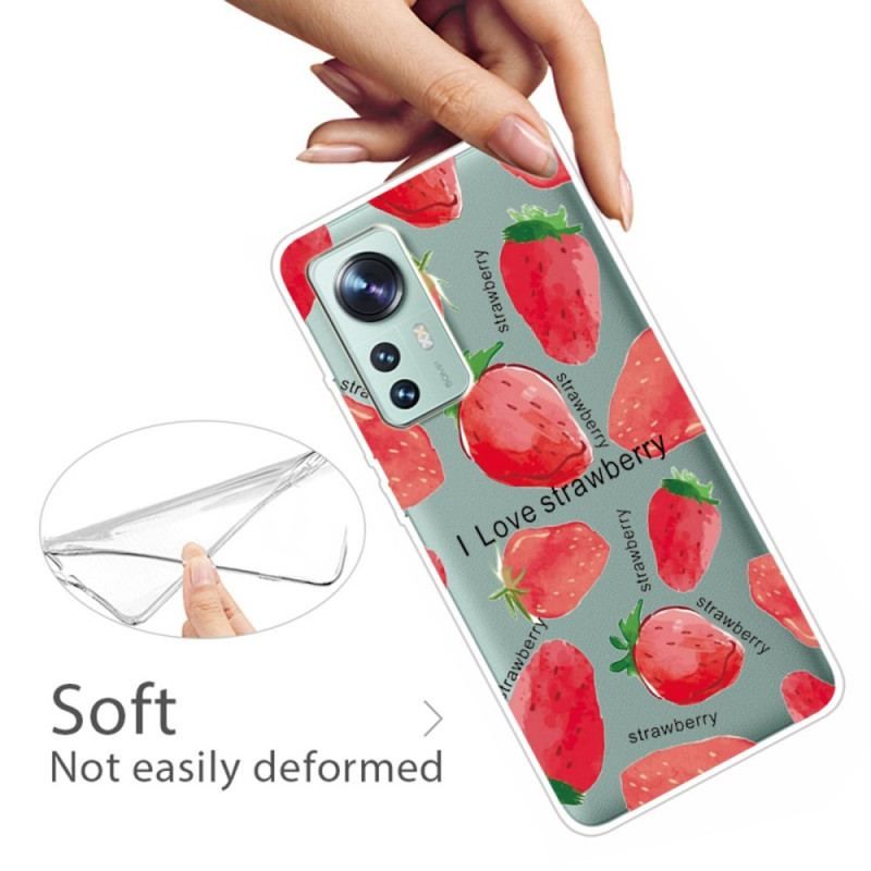 Coque  Xiaomi 12 / 12X  Fraises