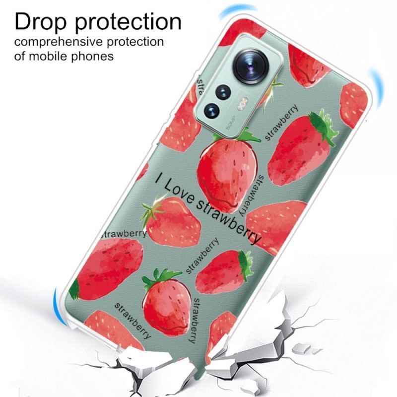 Coque  Xiaomi 12 / 12X  Fraises