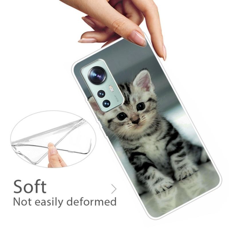 Coque  Xiaomi 12 / 12X  Silicone Chaton