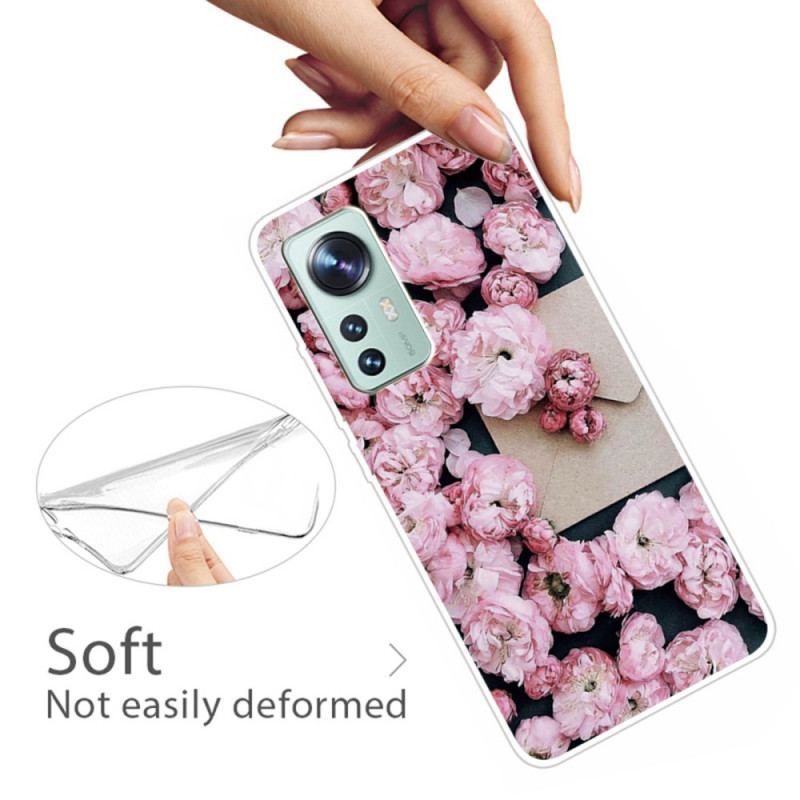 Coque  Xiaomi 12 / 12X  Silicone Fleurs