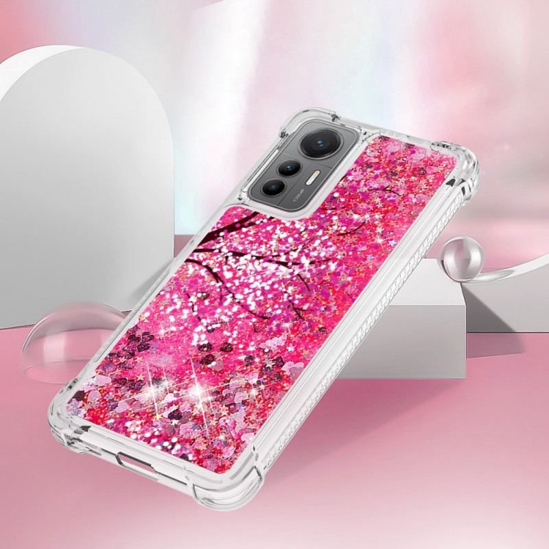 Coque Xiaomi 12 Lite Paillettes Arbre