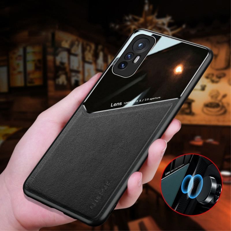 Coque Xiaomi 12 Pro Effet Cuir Magnétique