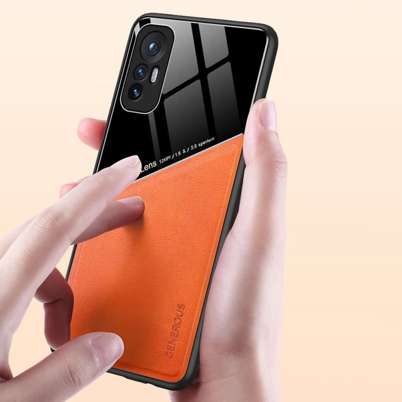 Coque Xiaomi 12 Pro Effet Cuir Magnétique