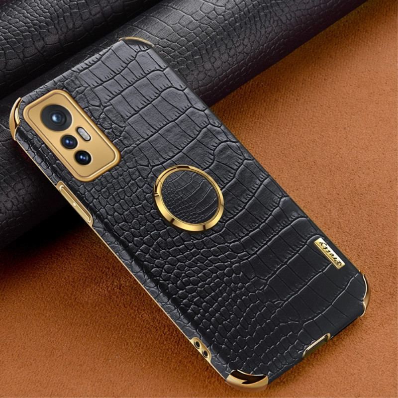 Coque Xiaomi 12 Pro Effet Peau Crocodile