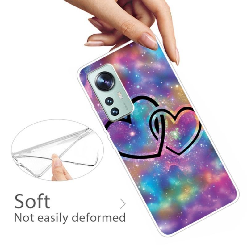 Coque Xiaomi 12 Pro Silicone Coeurs