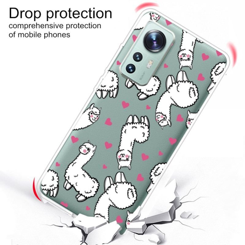 Coque Xiaomi 12 Pro Silicone Que des Lamas