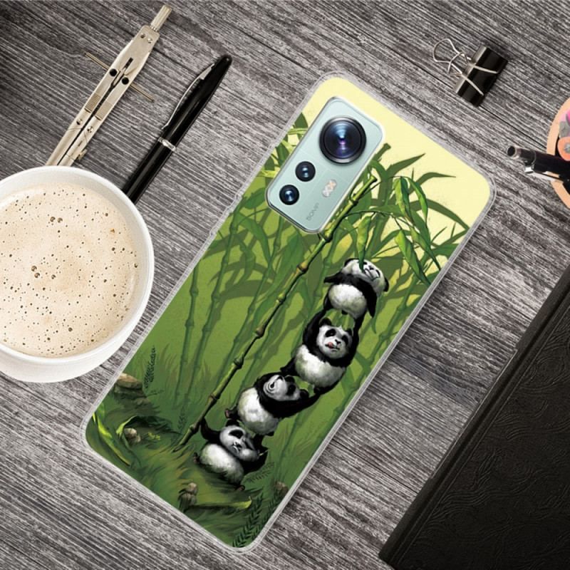 Coque Xiaomi 12 Pro Silicone Tas de Pandas