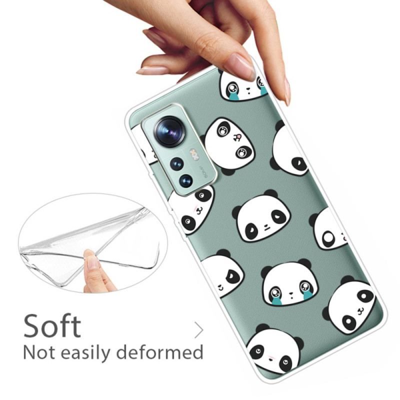 Coque Xiaomi 12 Pro Têtes de Pandas