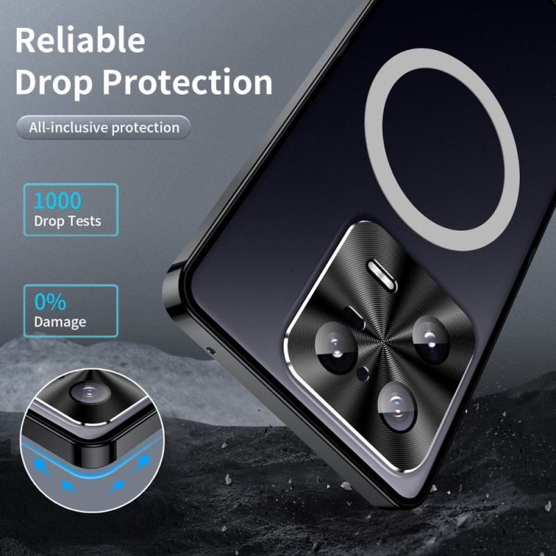 Coque Xiaomi 13 Pro Compatible MagSafe Rebords Métal