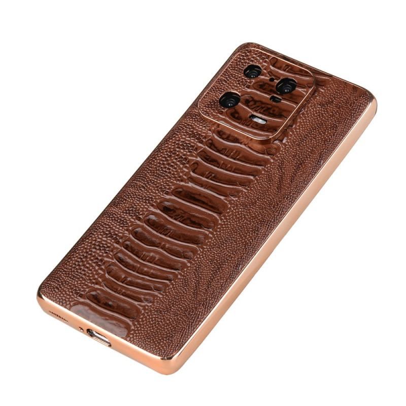 Coque Xiaomi 13 Pro Cuir Véritable Style Crocodile