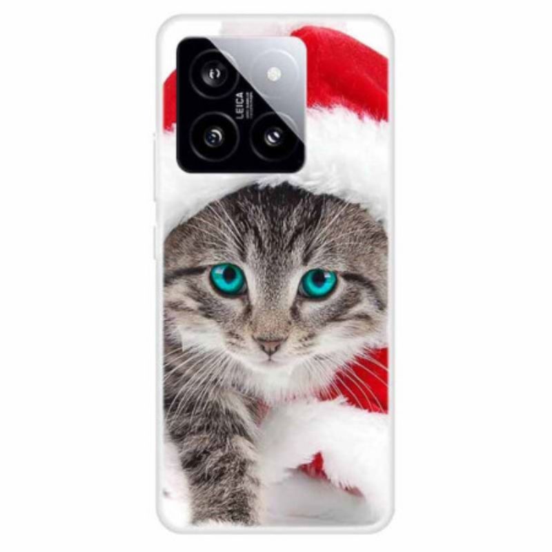 Coque Xiaomi 14 Chat Noël