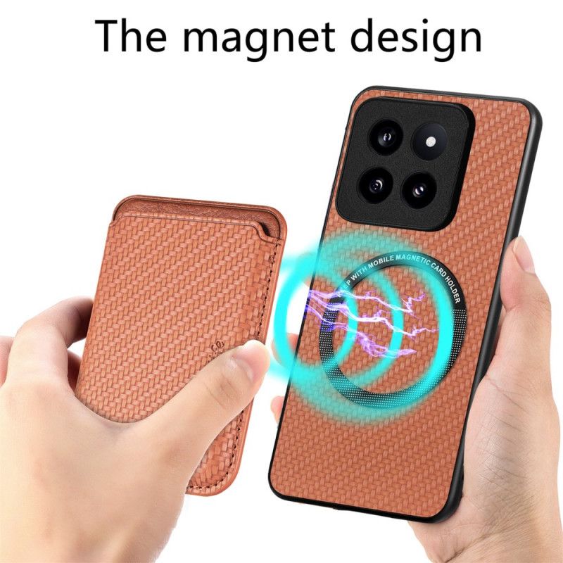 Coque Xiaomi 14 Pro Porte-Cartes Magnétique Détachable