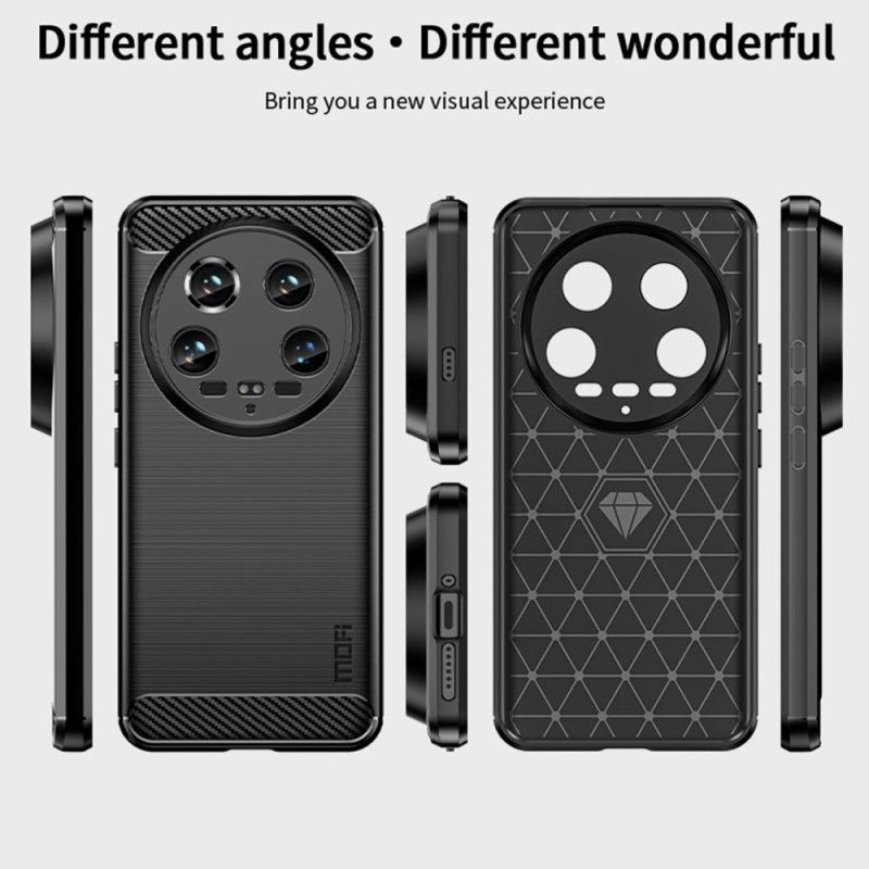 Coque Xiaomi 14 Ultra Fibre Carbone Brossée MOFI