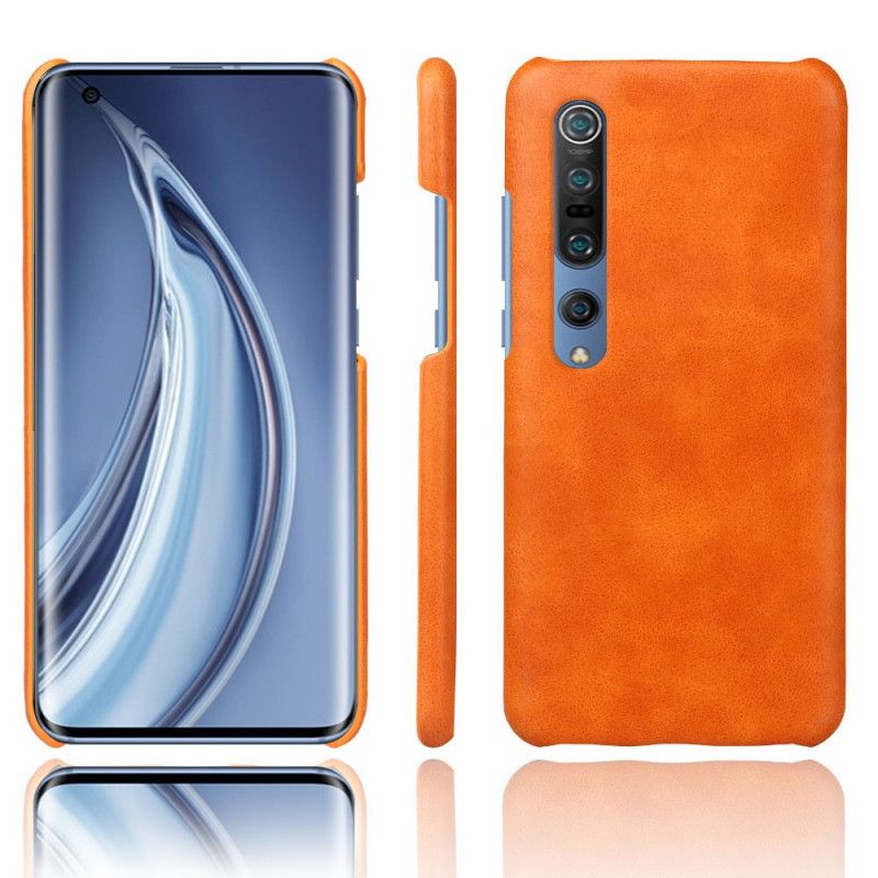 Coque Xiaomi Mi 10 / 10 Pro Effet Cuir Litchi Ksq