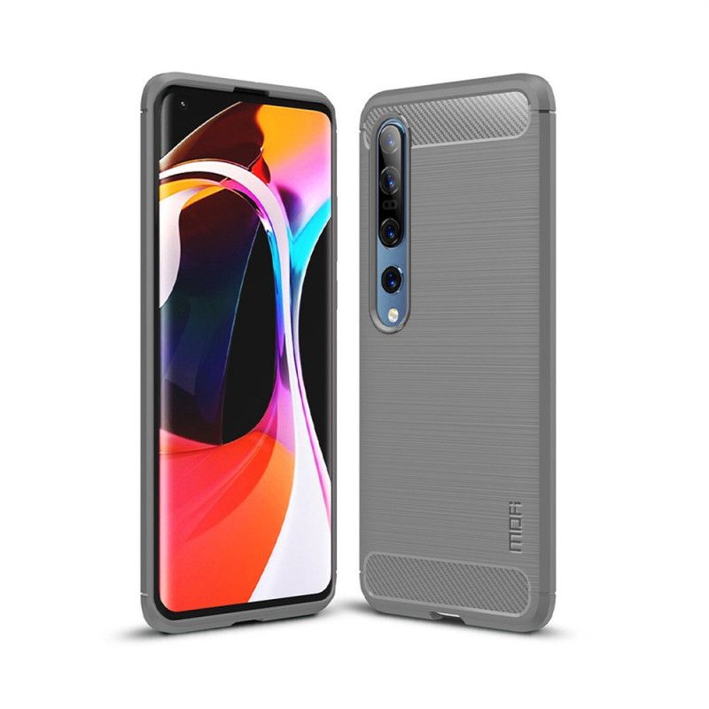 Coque Xiaomi Mi 10 / 10 Pro Fibre Carbone Brossée Mofi