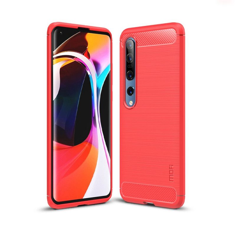 Coque Xiaomi Mi 10 / 10 Pro Fibre Carbone Brossée Mofi