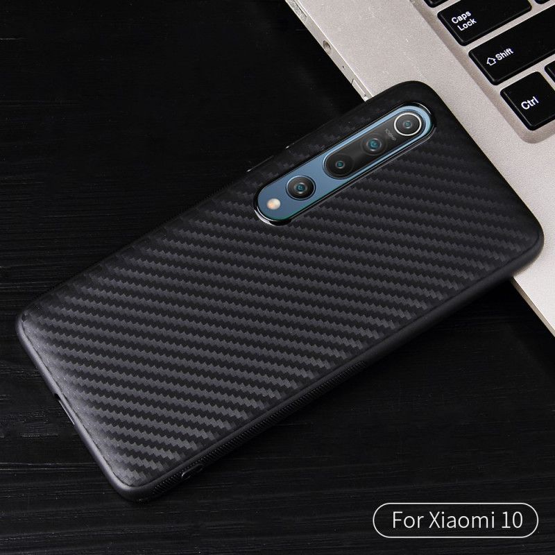 Coque Xiaomi Mi 10 / 10 Pro Fibre Carbone Flexible