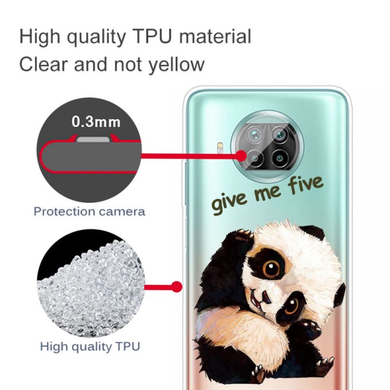 Coque Xiaomi Mi 10t Lite 5g / Redmi Note 9 Pro 5g Panda Give Me Five