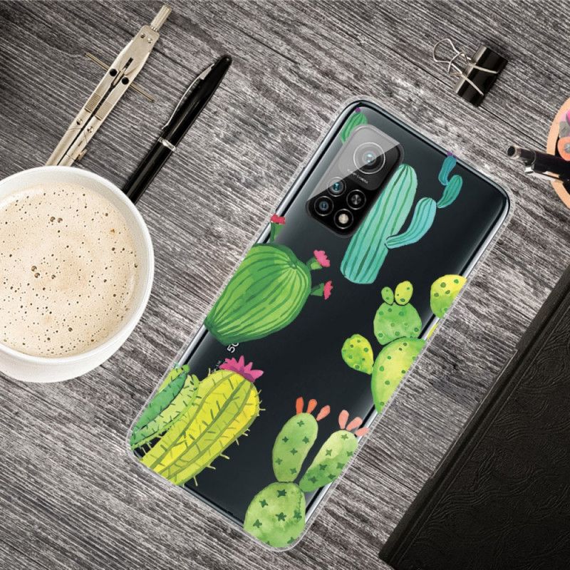 Coque Xiaomi Mi 10t / 10t Pro Cactus Aquarelle