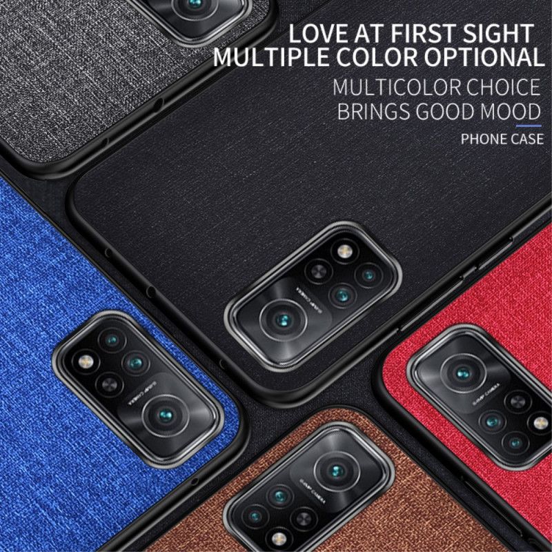 Coque Xiaomi Mi 10t / 10t Pro Conception Hybride Tissu