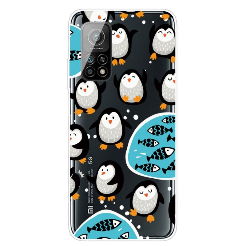 Coque Xiaomi Mi 10t / 10t Pro Pingouins Et Poissons