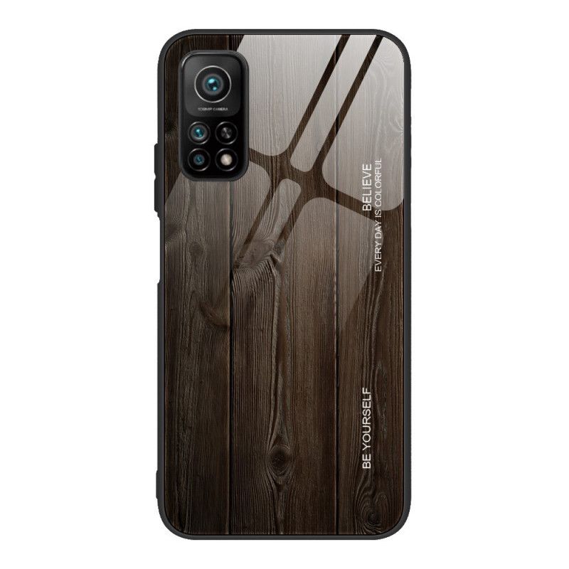 Coque Xiaomi Mi 10t / 10t Pro Verre Trempé Design Bois