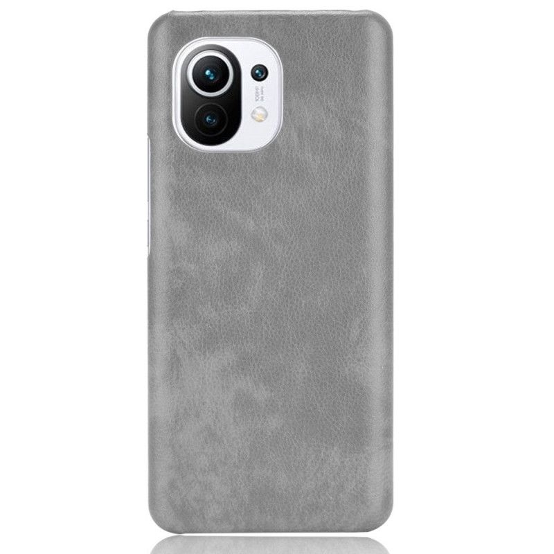 Coque Xiaomi Mi 11 Effet Cuir Litchi Performance