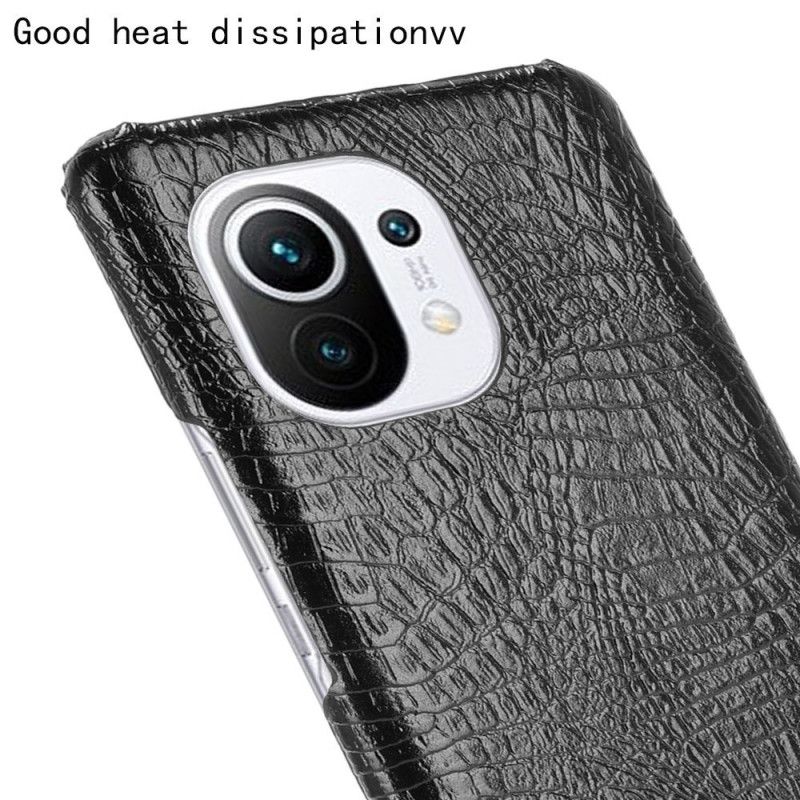 Coque Xiaomi Mi 11 Effet Peau De Crocodile