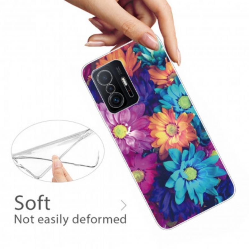 Coque Xiaomi Mi 11T / 11T Pro Marguerites Colorées