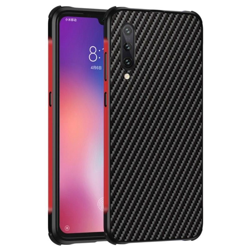 Coque Xiaomi Mi 9 Fibre Carbone Et Métal